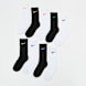 Nike   9 PACK - NHN HOLIDAY  CREW BOX SET white,black schwarz 91149 1