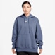 Nike   Sportswear Phoenix Fleece Oversized Hoodie blu 91782 1