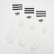 adidas Originals 3 PACK - Crew Sock 3 Streifen weiß 93702 1