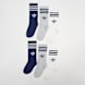 adidas Originals 6 PACK - 3-Stripes Crew Socks azul 94216 1