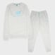 New Balance French Terry Stacked Logo Crew & Jog Set grau 94369 1