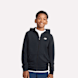 New Balance French Terry Small Logo Full Zip Hoodie nero 94376 1