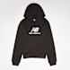 New Balance French Terry Stacked Logo Hoodie zwart 94383 1