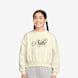 Nike   Sportswear Club Fleece Boxy Graphic Crew beige 94562 1