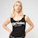 True Religion Crystal Square Neck Rib Tank nero 97118 1