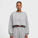 Urban Classics Ladies Cropped Gathered Sweatshirt cinzento 96325 1
