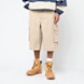 Urban Classics Washed Workwear Cargo Shorts bež 96585 1