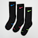 Nike 3 PACK - Everyday Elevated Crew Schwarz 98352 1