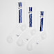 Nike   3 PACK - Everyday Elevated Crew Socks blanc 98366 1