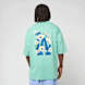 New Era MLB Floral Oversized Tee turqoise 99349 1