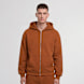 Urban Classics Fluffy Zip Hoody rustred noir 100710 1