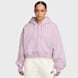 Nike Studio Fleece Oversized Cropped Full-Zip Hoodie rosa 101356 1