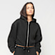 Urban Classics Ladies Fluffy Cropped Zip Hoodie noir 102025 1
