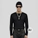Urban Classics Loose Longsleeve Shirt schwarz 102373 1
