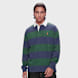 Polo Ralph Lauren KNIT-RUGBY-PULLOVER prk green/drk cblt wielokolorowy 103667 1