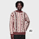 Colucci CREWNECK SWEATER AOP ROSE multicolor 105226 1