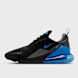 Nike Air Max 270 black/university blue/smoke grey blauw 105421 1