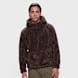 K1X Tag Logo Teddy Hoodie Braun 105569 1