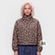 Decibel Polka Dot Funnel Neck Jacket braun 107026 1