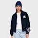 New Era MLB Wool Oversized Bomber Jacket Blu 107234 1