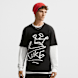 Nike   Sportswear Tee Loose Crown schwarz 107319 1