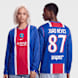 Nike   Neves / No. 87 / PSG Dri-FIT Jersey Longsleeve Home Stadium plava 108861 1