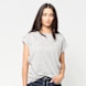 Urban Classics Ladies Extended Shoulder Tee grau 109385 1