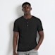 Burocs Rib Henley T-Shirt Nero 110270 1