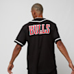 New Era NBA Baseball Jersey Chicago Bulls bianco 1858 1