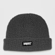 SNIPES Woven Label Fisherman Beanie charcoal grijs 46853 1
