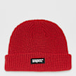 SNIPES Woven Laben Fisherman Beanie red rood 46850 1