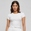 Urban Classics Stretch Jersey Cropped Tee weiß 92778 1