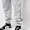 Karl Kani KK Signature Wide Fit Sweatpants ash grey grau 44310 7