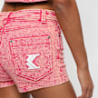 Karl Kani KK Retro Denim Shorts purple rose 95076 6