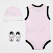 Jordan Jordan 23 Jersey Hat/Bodysuit/ Bootie Set 3PC rosa 415 2