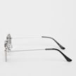 SNIPES Eckige Sonnenbrille - silber, grau schwarz 440 2