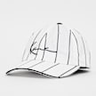 Karl Kani Signature Pinstripe Cap branco 47524 1
