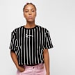 Karl Kani Signature Pinstripe Tee black/white nero 49077 1