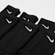 Nike   6 PACK - Everyday Cushioned Training Crew Socks czarny 715 2