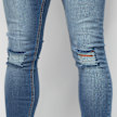 Criminal Damage CD Destroy Skinny Jeans mid stone wash blau 44192 5
