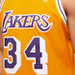 Mitchell & Ness NBA Swingman Los Angeles Lakers Shaquille O'Neal light gold jaune 965 3
