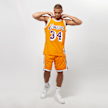 Mitchell & Ness NBA Swingman Los Angeles Lakers Shaquille O'Neal light gold jaune 965 5