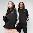 adidas Originals Sweat à Capuche adicolor 3-Stripes Fleece noir 2273 1