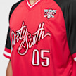 FUBU FUBU Athletics Dirty South Baseball Jersey rojo 2563 3
