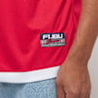 FUBU FUBU Athletics Dirty South Baseball Jersey rojo 2563 4