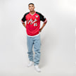 FUBU FUBU Athletics Dirty South Baseball Jersey rojo 2563 7
