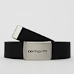 Carhartt WIP Clip Belt Chrome schwarz 2649 1