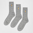 Dickies 3 PACK - Valley Grove Embroidered Sock gris 2720 1