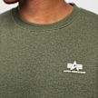 Alpha Industries Basic Sweater Small Logo zielony 2831 3