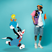 SNIPES Space Jam: A New Legacy Character Logo Warm-Up Shirt multicolor 2904 8